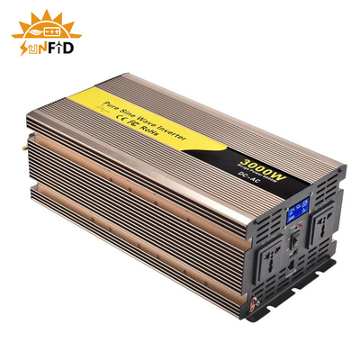24V 48V 3000ワットの純粋な正弦波インバーターAC 110V 220V太陽エネルギーへの12ボルトDC