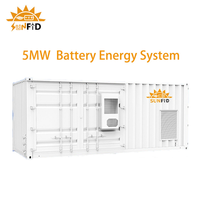 5MWH 30Ftコンテナ商用太陽電池蓄電システム BESS