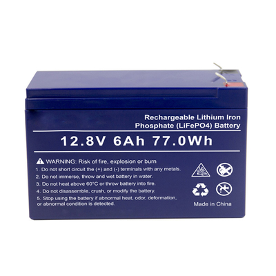 LifePO4 12.8V 6Ah SLAの取り替えエンジン開始のリチウム電池