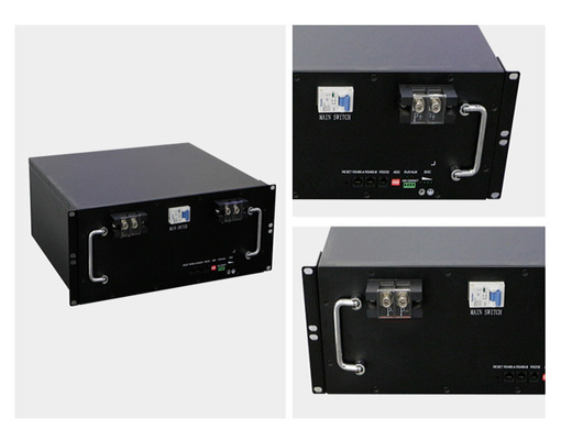 電力システムのためのLifepo4電気通信のリチウム イオン電池48V 100Ahの深い周期