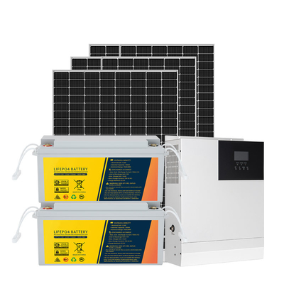 格子太陽エネルギーシステム電池が付いている光起電太陽エネルギーシステムを離れた6KW 5KW