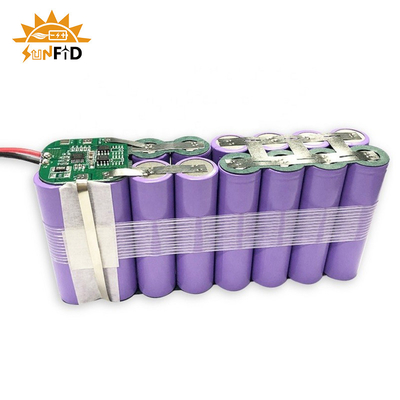 18650の再充電可能なリチウム電池のパック3.7V 15.6Ah 1S6Pは保護した