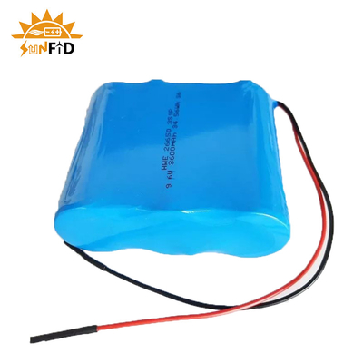 1500mah 9.6v 18650李イオン充電電池のパック