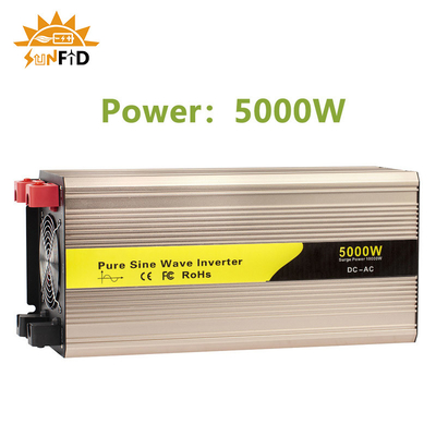 DCへのAC 5000ワットの純粋な正弦波力インバーター12V 24V 48V