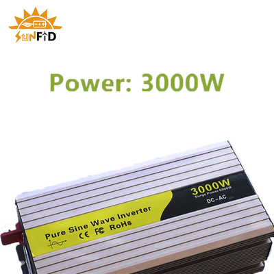24V 48V 3000ワットの純粋な正弦波インバーターAC 110V 220V太陽エネルギーへの12ボルトDC