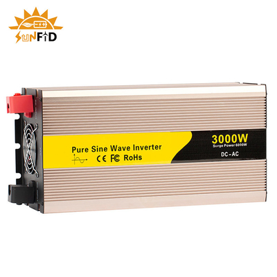 24V 48V 3000ワットの純粋な正弦波インバーターAC 110V 220V太陽エネルギーへの12ボルトDC