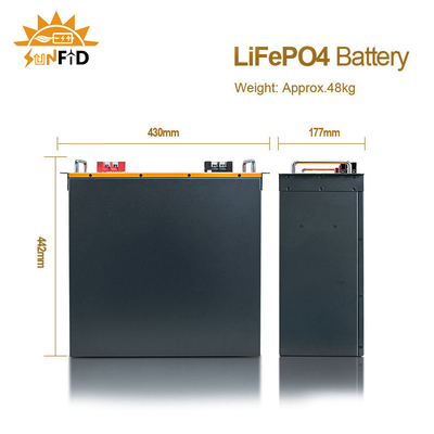 家の太陽系Lifepo4 300ahの太陽電池パネルの貯蔵システムのための10kwh 400ah電池の貯蔵