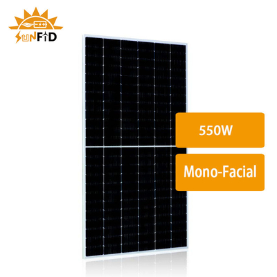 550W PERCは太陽電池パネルの半電池のモノラル結晶のMonofacialの高性能をカスタマイズした