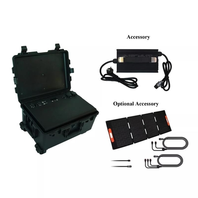 防水再充電可能な携帯用発電機5000W 5000Wh