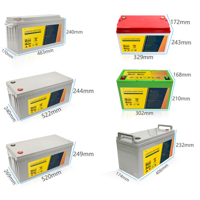 風の太陽系のための12.8V 300AhのリチウムSLA取り替えの極度の性能