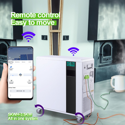 7.5KWH 1リチウム電池の住宅のエネルギー蓄積 システム5KWHすべて