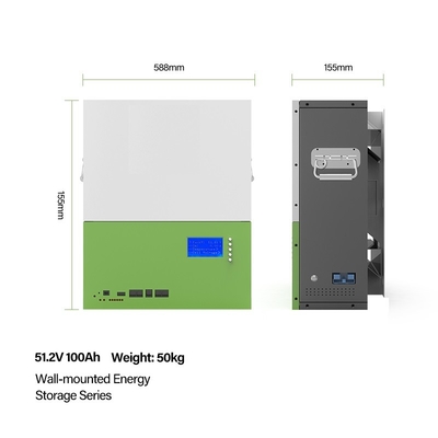 ラック マウントの住宅のエネルギー蓄積 システム48v 100ah Lifepo4電池の家のエネルギー蓄積 システム