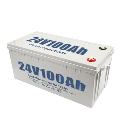 100Ah 24V太陽系のヨットRV車のための深い周期のリチウム電池