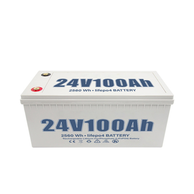 100Ah 24V太陽系のヨットRV車のための深い周期のリチウム電池