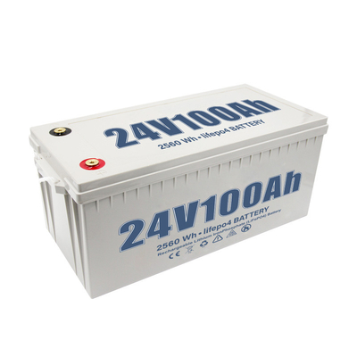 100Ah 24V太陽系のヨットRV車のための深い周期のリチウム電池