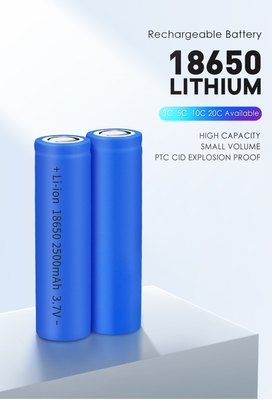 2500mAh Lifepo4電池細胞25R再充電可能な3.7V円柱18650