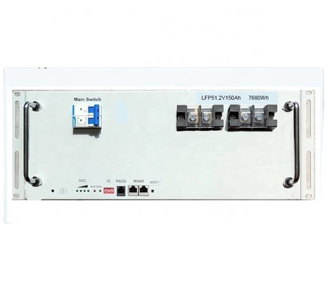 100Ah電気通信のリチウム電池48VはLCDスクリーンが付いているLifepo4電池のパックをリン酸で処理する