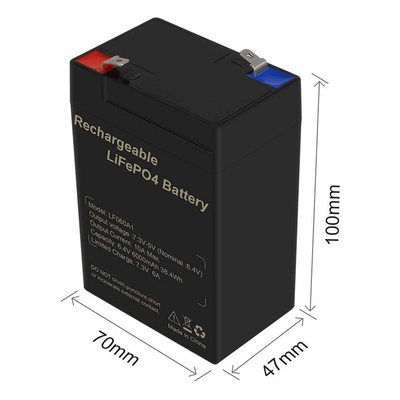 再充電可能な6Vオートバイのリチウム電池6Ah Lifepo4 Talentcell