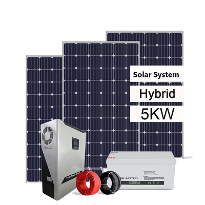 電池との格子太陽エネルギーシステム3KW 5KW 8KW 10KWを離れた雑種
