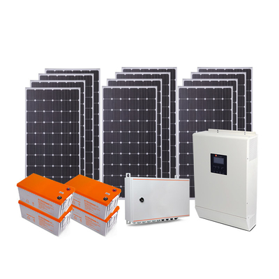 格子住宅の太陽エネルギーシステム完全な5kwを離れた5000w