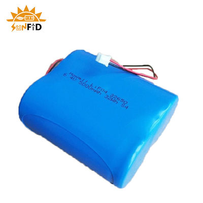 6.4v Lifepo4の再充電可能なリチウム電池のパック4500mah 26650